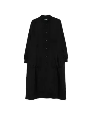 Comme Des Garçons Black シングルブレストボタン留めコート - サムネイル1