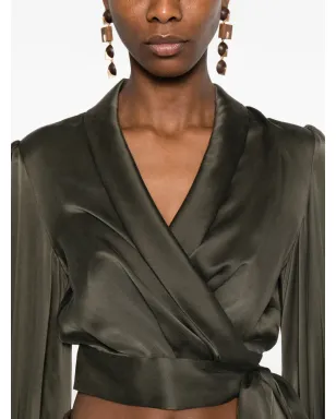 ZIMMERMANN ラップデザイン長袖ブラウス - サムネイル5
