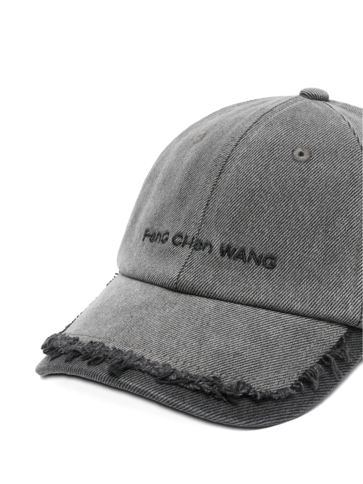 Feng Chen Wang フレイド加工ベースボールキャップ - 画像3