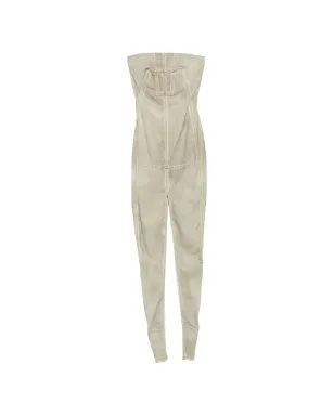 Rick Owens DRKSHDW Sliced Rustier zip-up maxi dress - Green - サムネイル1
