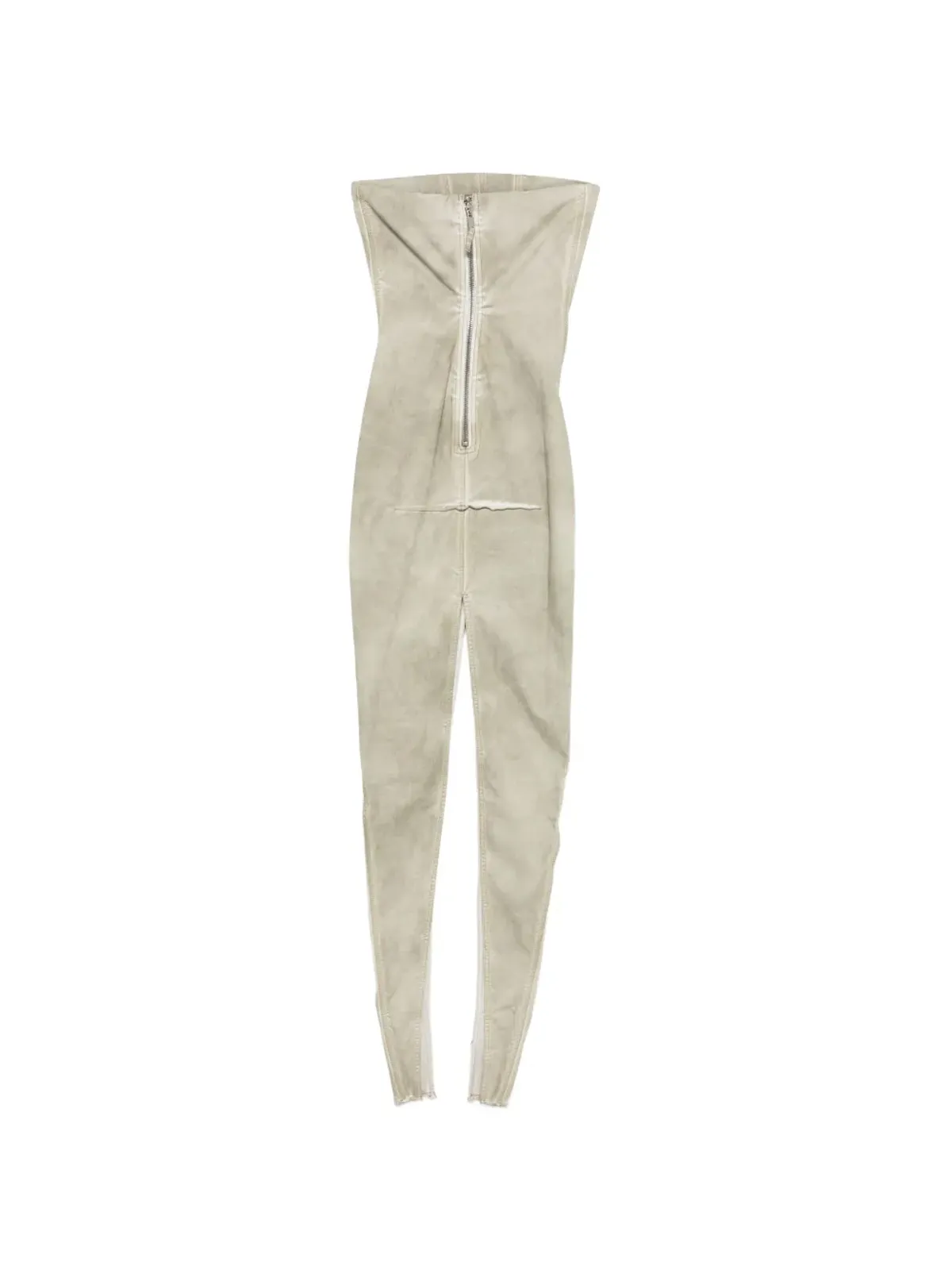 Rick Owens DRKSHDW Sliced Rustier zip-up maxi dress - Green - 画像2