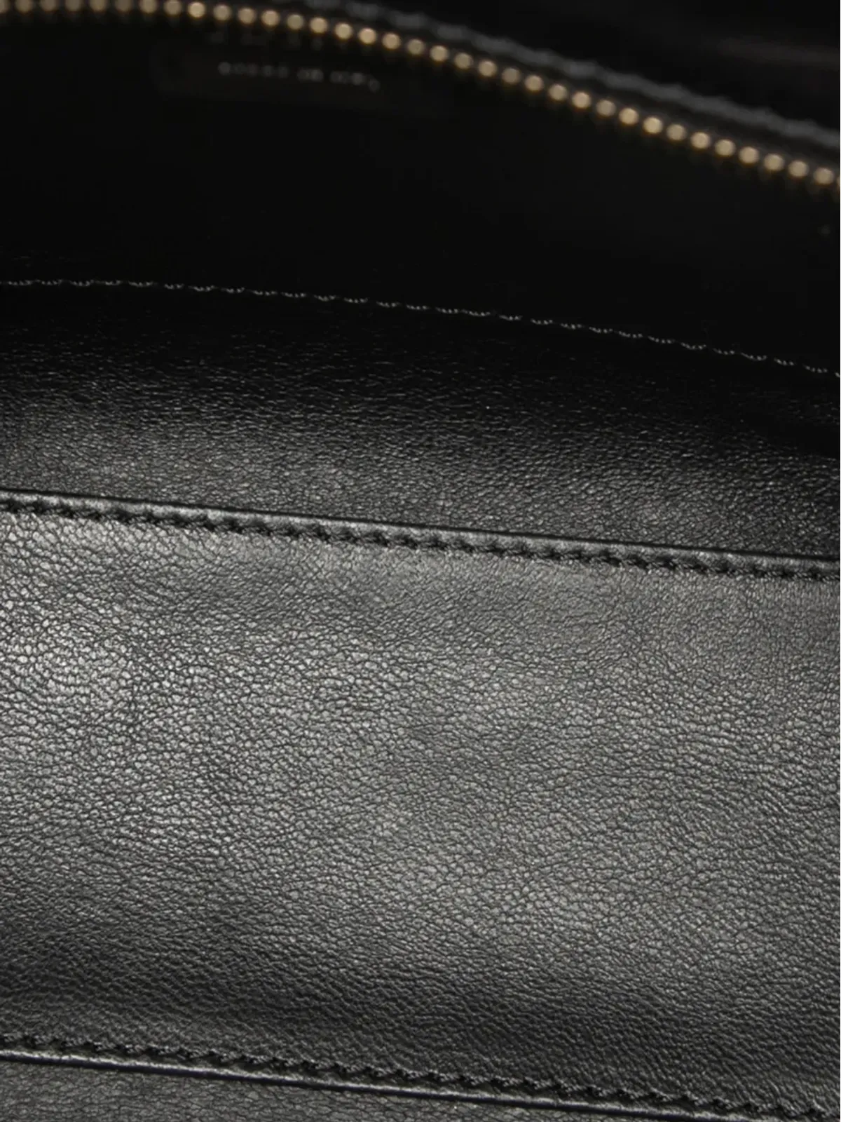 Celine Pre-Owned 2011 Nano バイカラー キャンバスとレザー ラゲージ トート サッチェル - Black - 画像5
