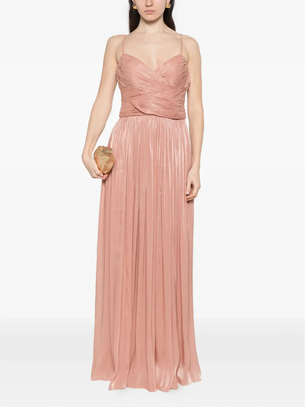 Costarellos Sireen ruched maxi dress - 画像2