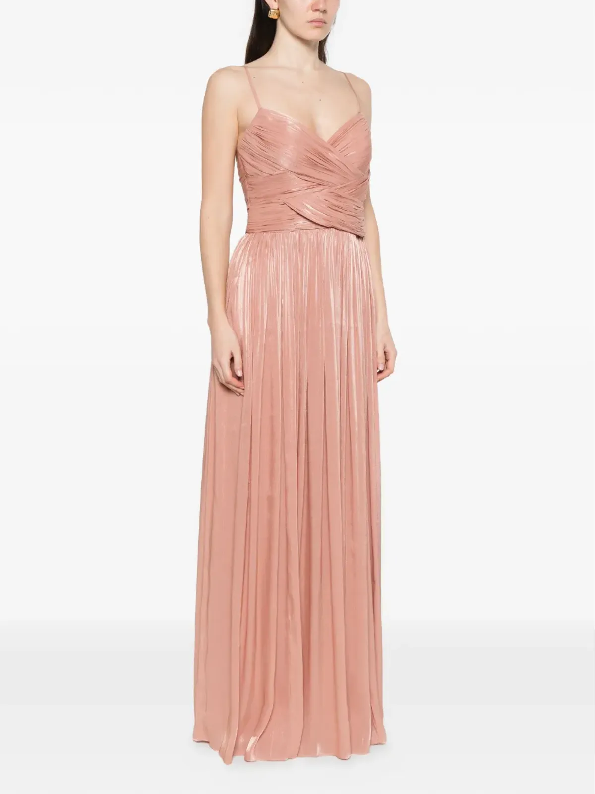 Costarellos Sireen ruched maxi dress - 画像3