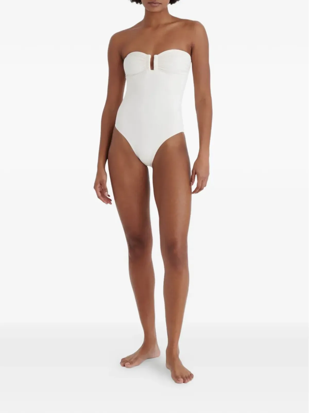 ERES カシオペー ルーシュ水着 - White - 画像3