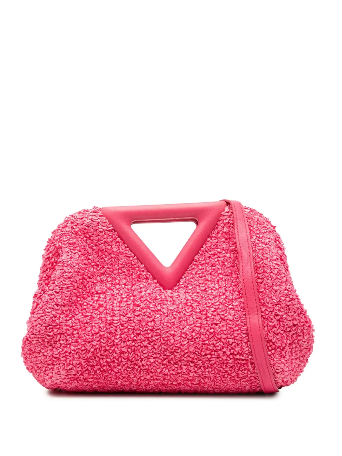 Bottega Veneta ザ・ポイント・トライアングル・サッチェル - ピンク - 画像1
