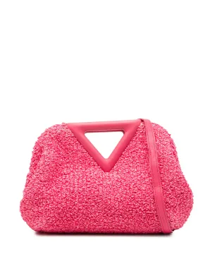 Bottega Veneta ザ・ポイント・トライアングル・サッチェル - ピンク - サムネイル1