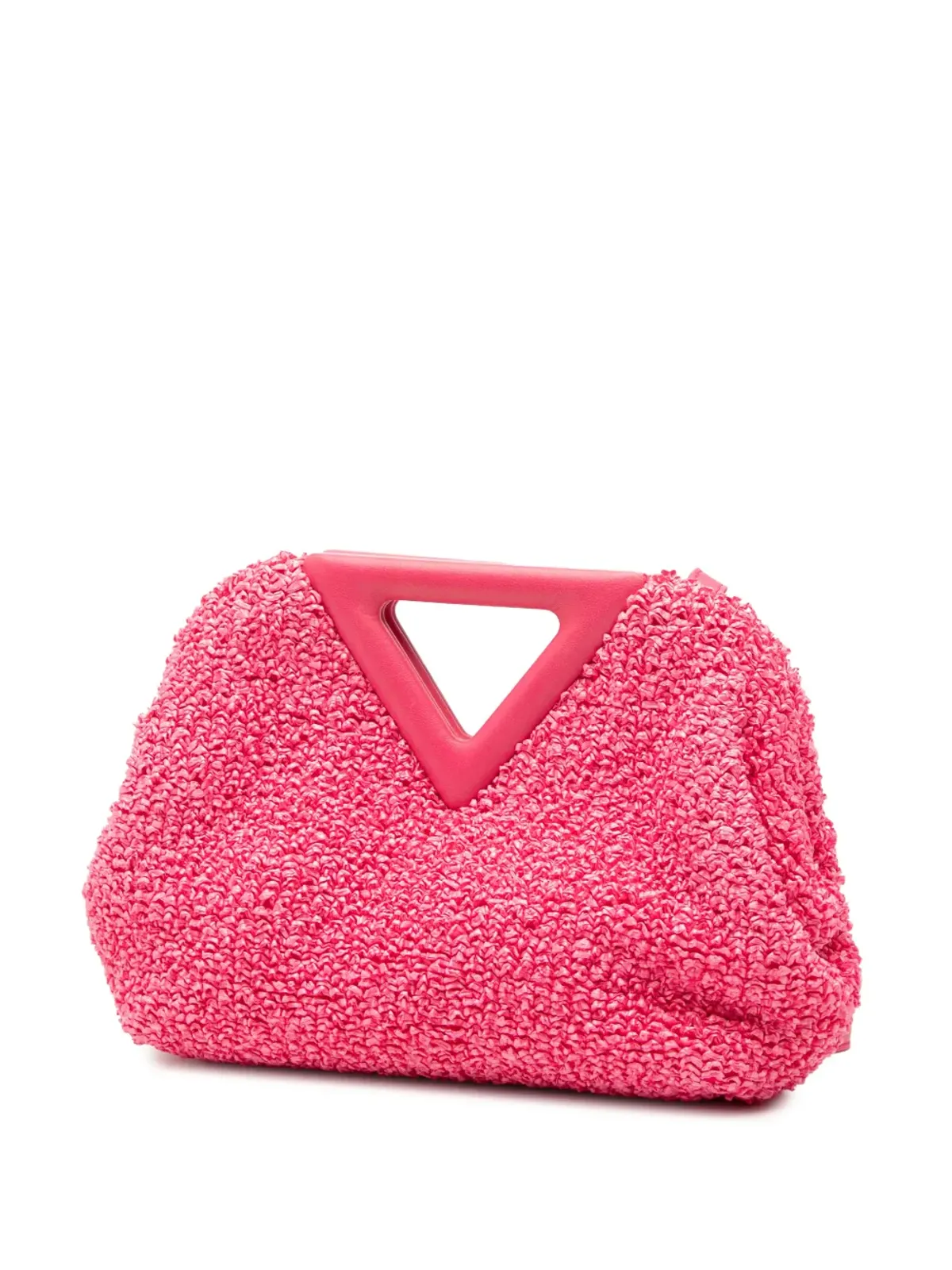 Bottega Veneta ザ・ポイント・トライアングル・サッチェル - ピンク - 画像3