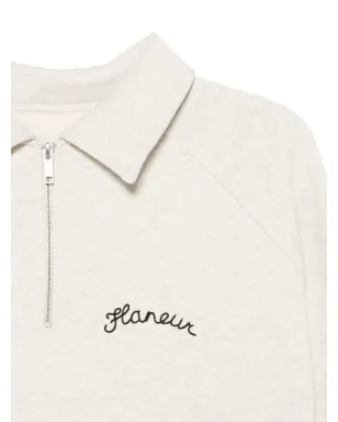FLÂNEUR ジップファスナー付きスウェットシャツ（ベージュ） - サムネイル3