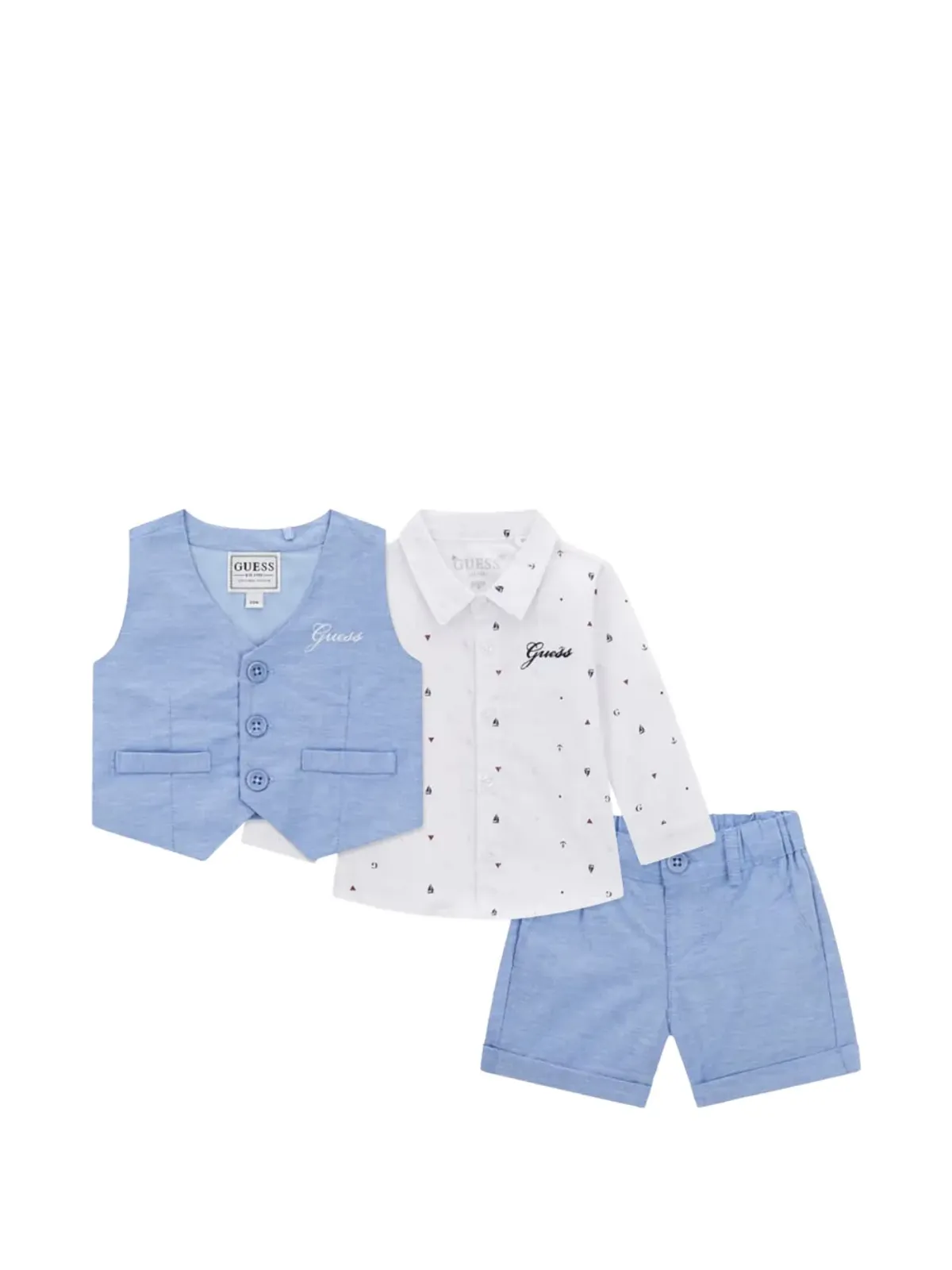 guess kids ロゴディテールショーツセット - 画像2