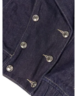 guess kids double-breasted lurex jacket - Blue - サムネイル3