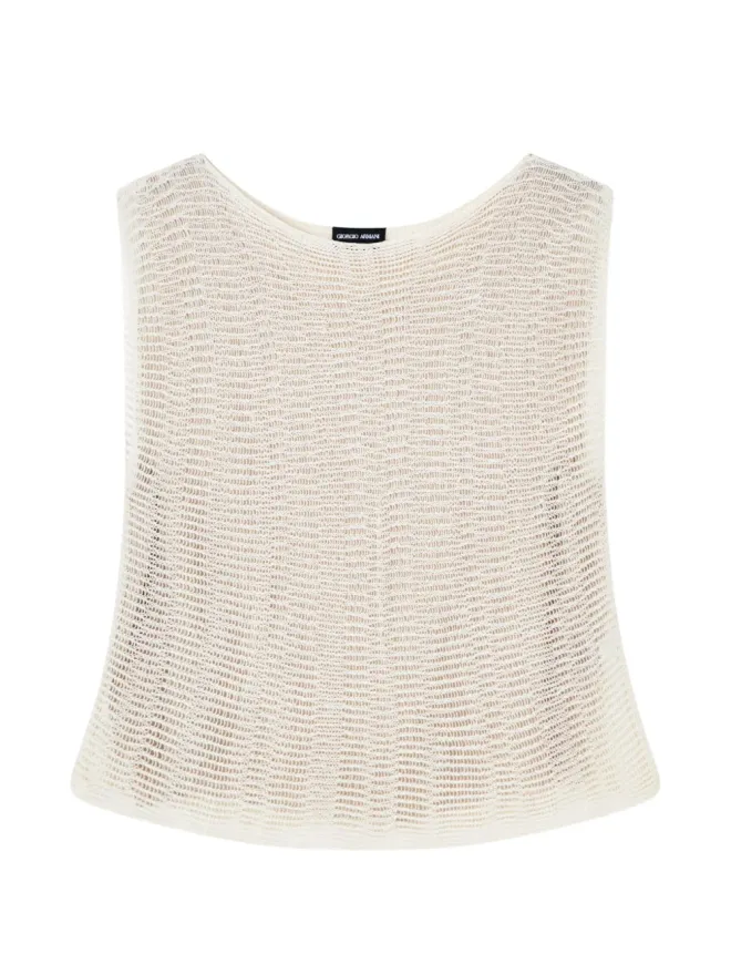 Giorgio Armani Giorgio Armani オープンワークトップの商品画像