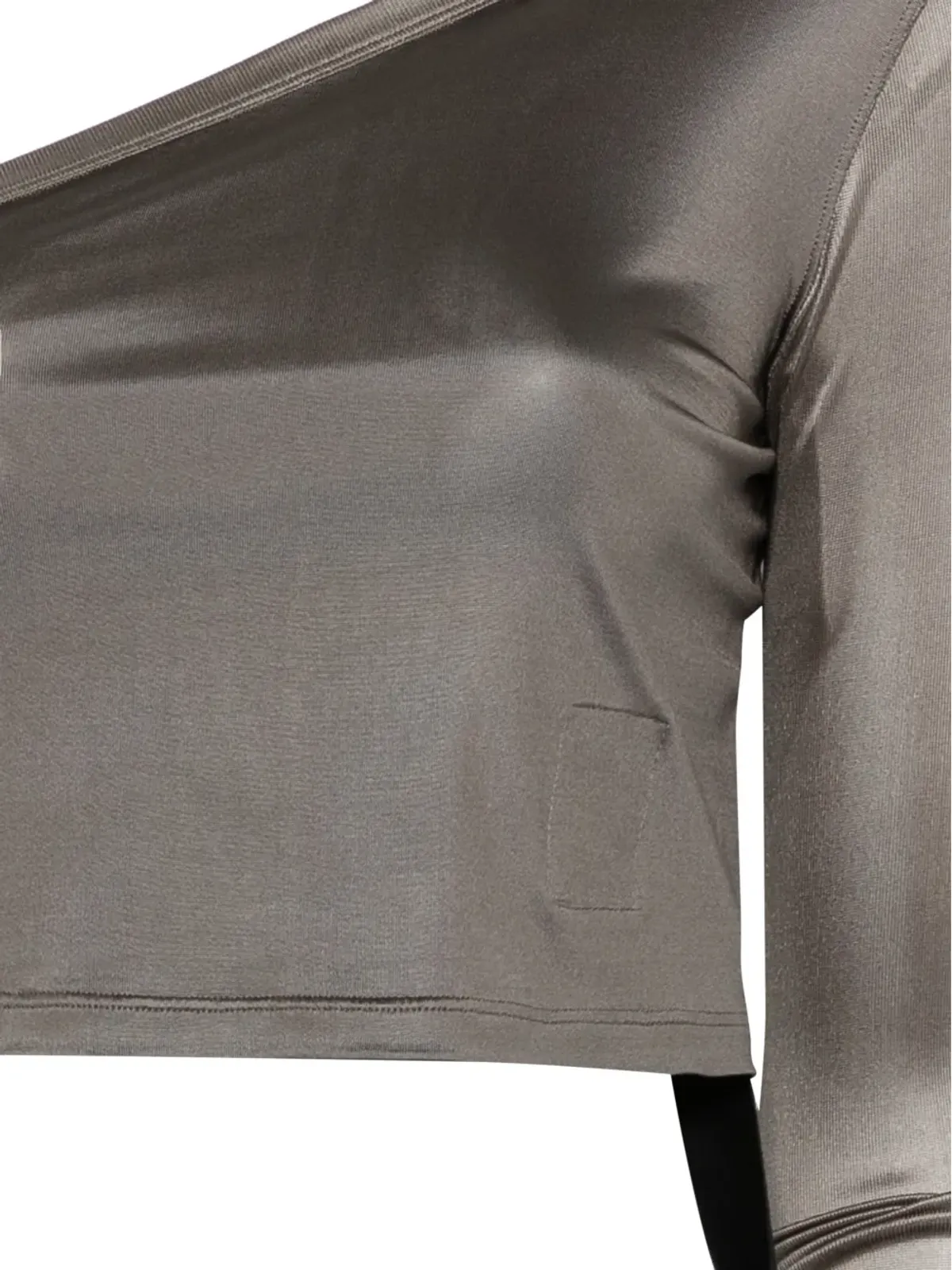 Rick Owens DRKSHDW ワンショルダートップ - 画像3