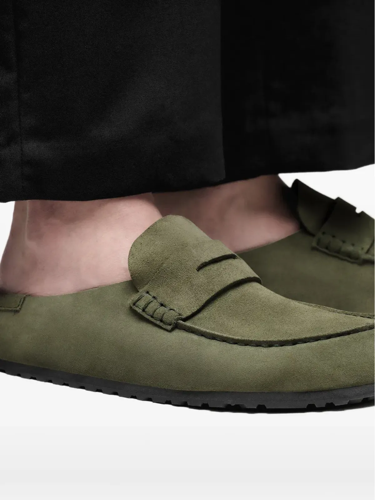 Birkenstock ネイプルス ラップド スエード ペニーローファー - 画像5