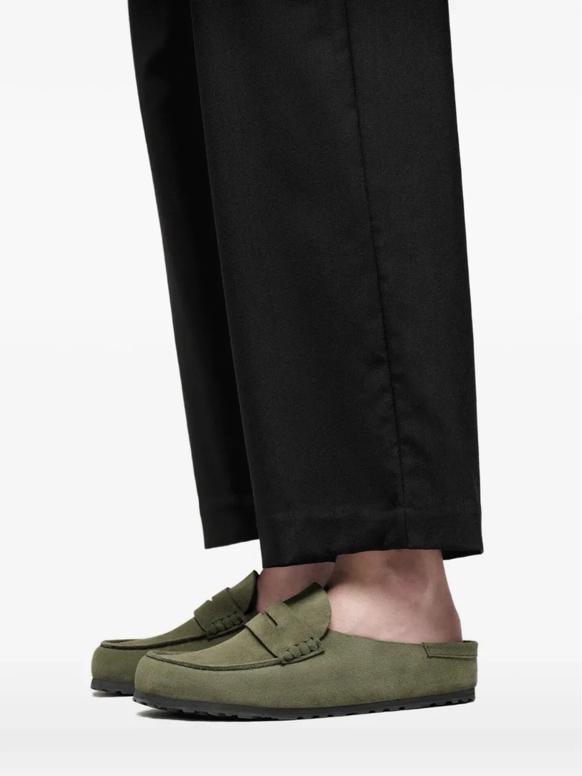 Birkenstock ネイプルス ラップド スエード ペニーローファー - 画像4