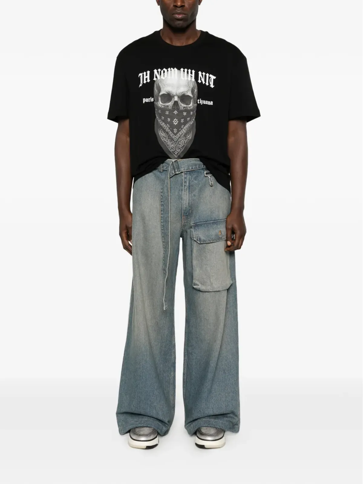Ih Nom Uh Nit Skull 20 Tシャツ - Black - 画像2