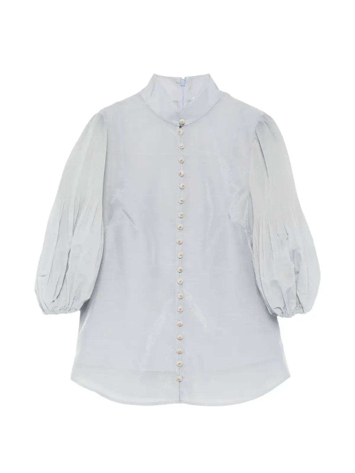 ZIMMERMANN ボタン付きビショップスリーブ ブラウス - 画像1