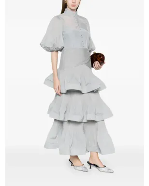 ZIMMERMANN ボタン付きビショップスリーブ ブラウス - サムネイル2