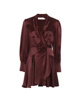 ZIMMERMANN ラップドレープミニドレス - サムネイル1