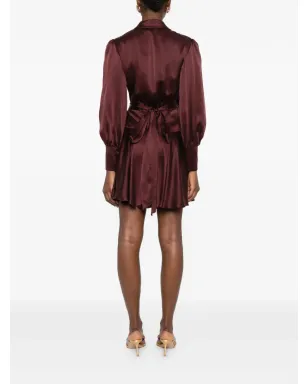 ZIMMERMANN ラップドレープミニドレス - サムネイル4