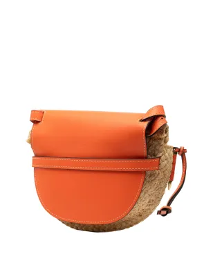 Loewe ビンテージ ラフィア地ゲート クロスボディバッグ (ブラウン) - サムネイル3