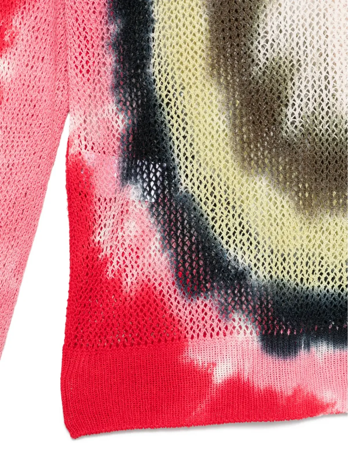 KHOKI ボタン留め付きニットカーディガン - レッド - 画像3