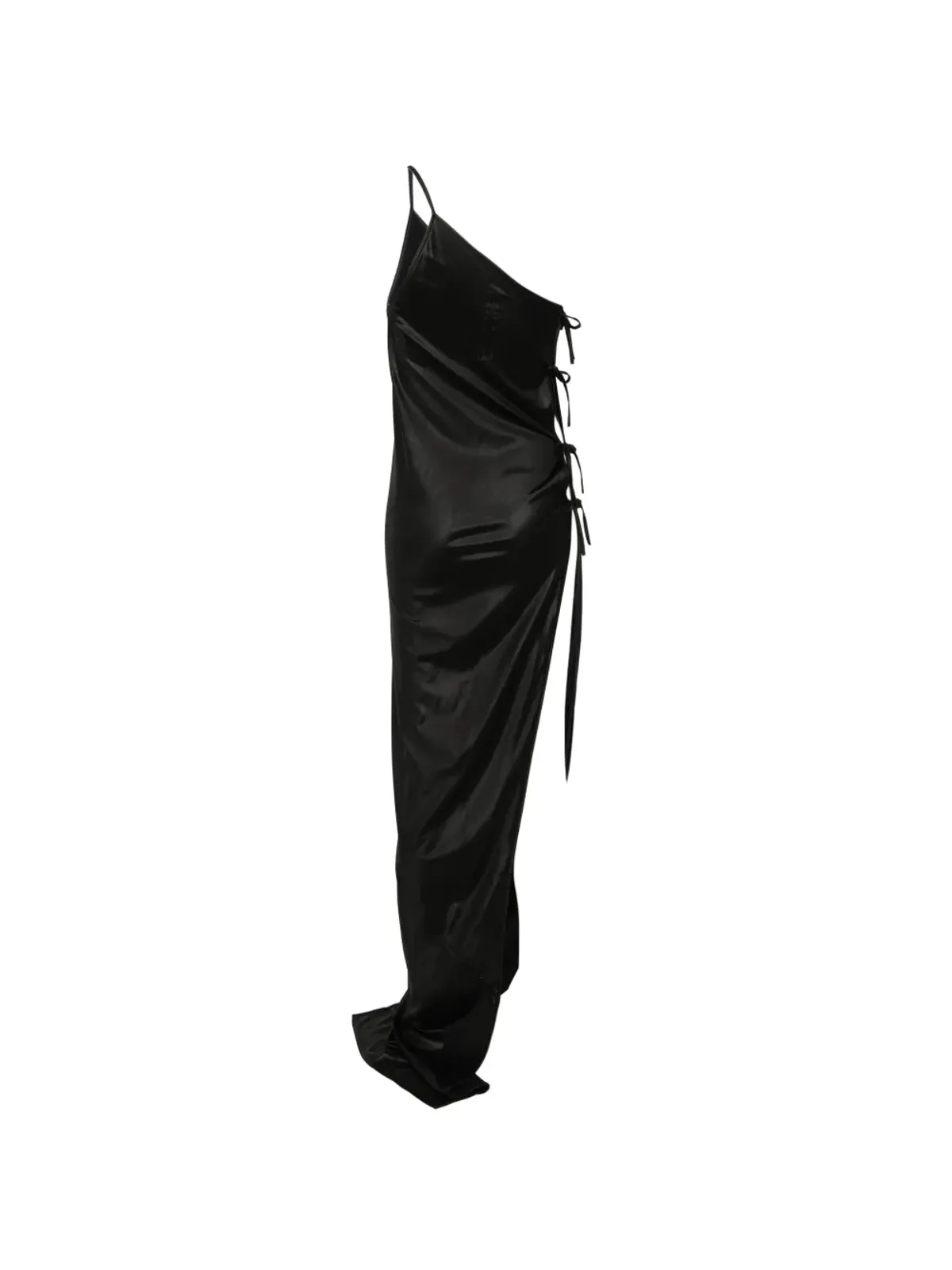 Rick Owens DRKSHDW ワンショルダーマキシドレス - 画像2