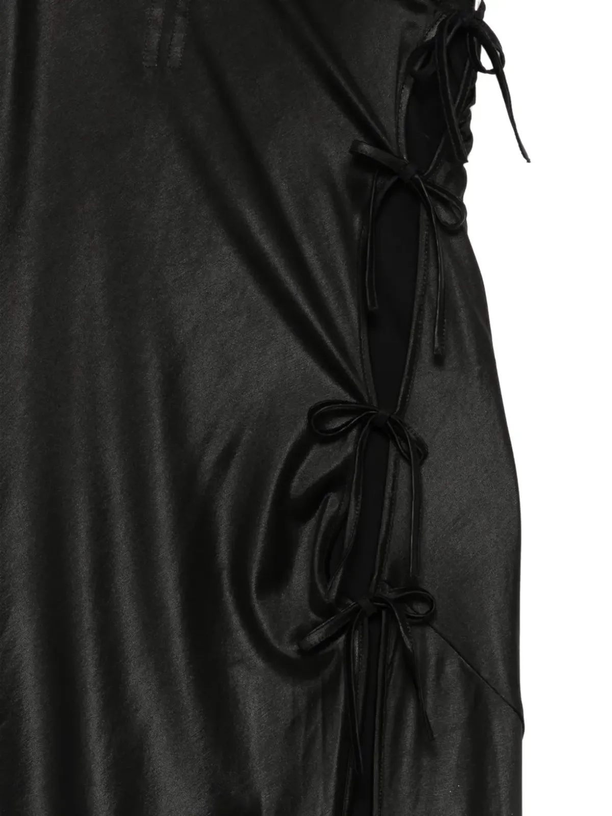 Rick Owens DRKSHDW ワンショルダーマキシドレス - 画像3