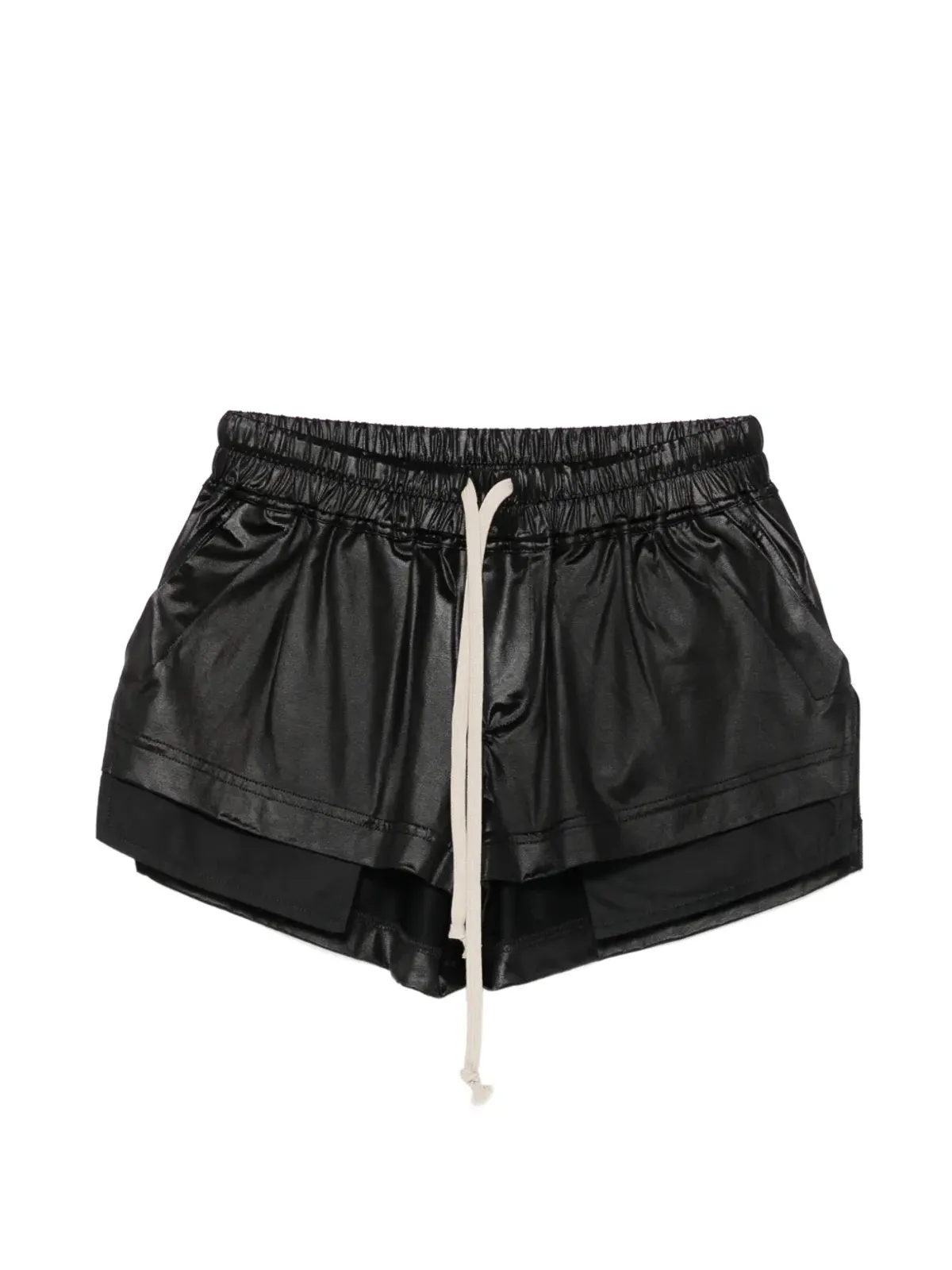 Rick Owens DRKSHDW Fog ドローコードショーツ - 画像1