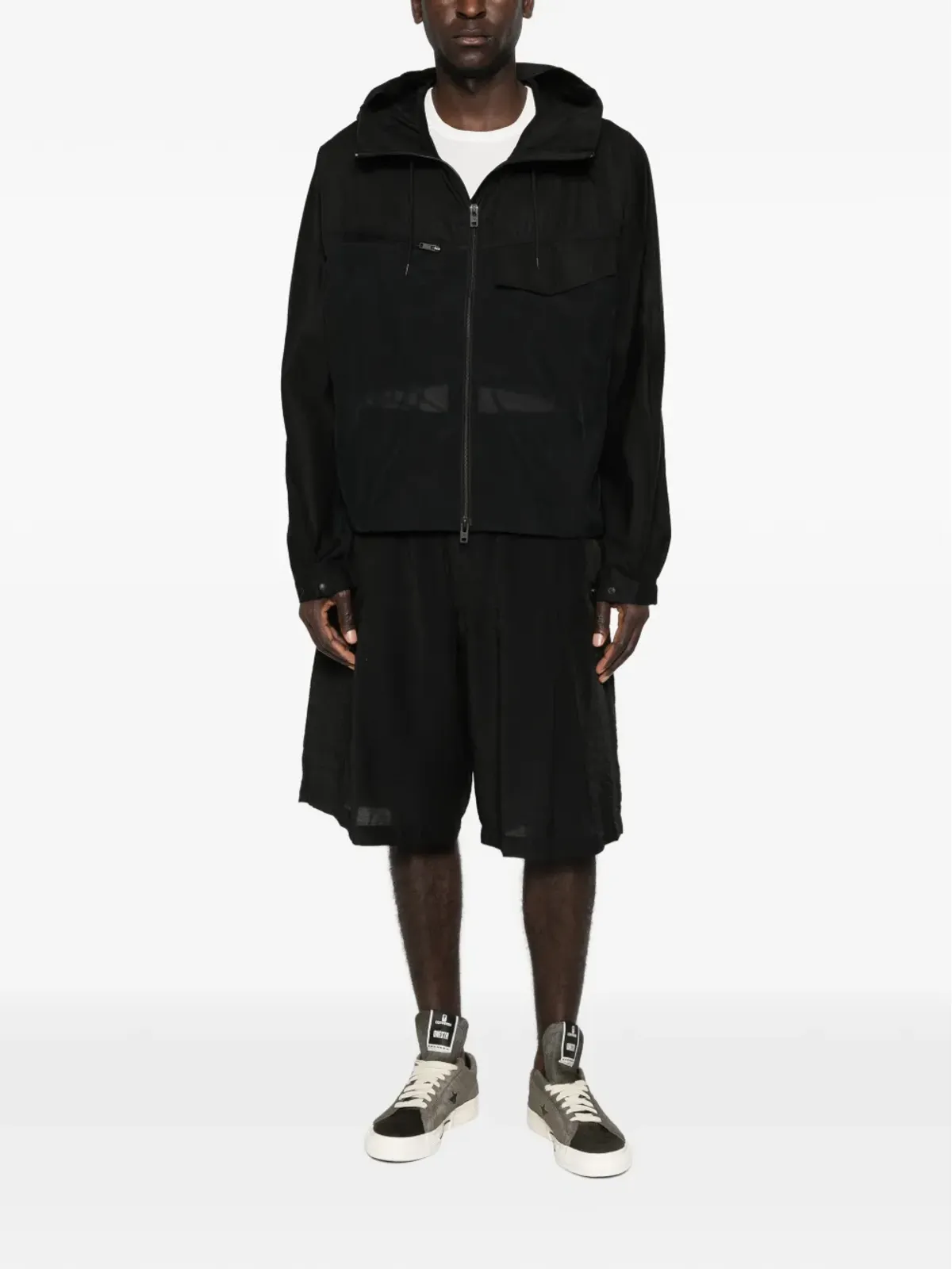 Y-3 フード付きジップジャケット - 画像2