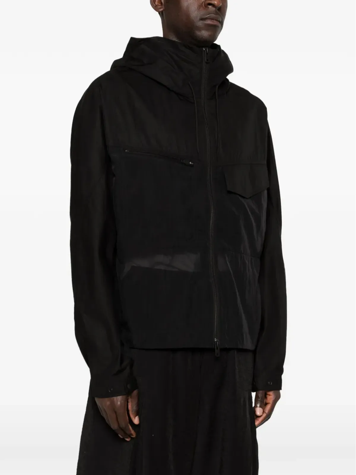 Y-3 フード付きジップジャケット - 画像3