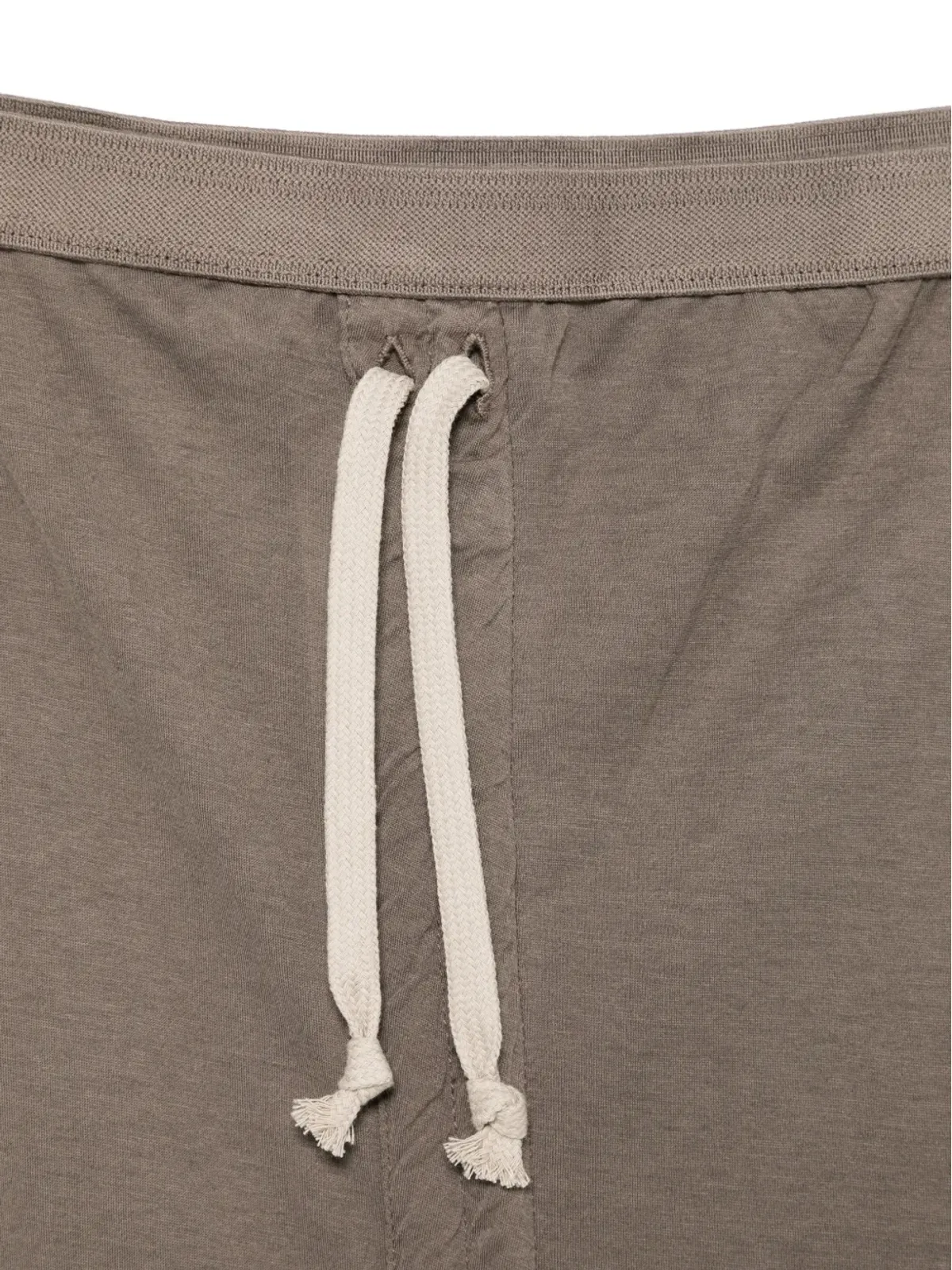 Rick Owens DRKSHDW Soft Edfu スリットディテール マキシスカート ブラウン - 画像3