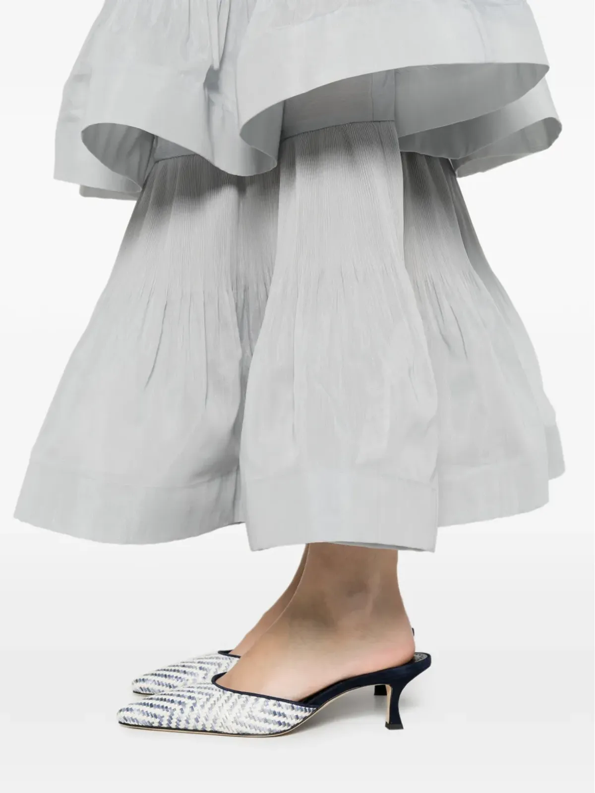 ZIMMERMANN プリーツ ティアード ミディスカート - 画像5