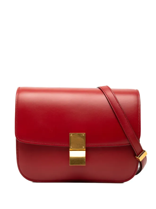 Celine Pre-Owned Celine Pre-Owned 2012 Calfskin Classic Box crossbody bag - Redの商品画像