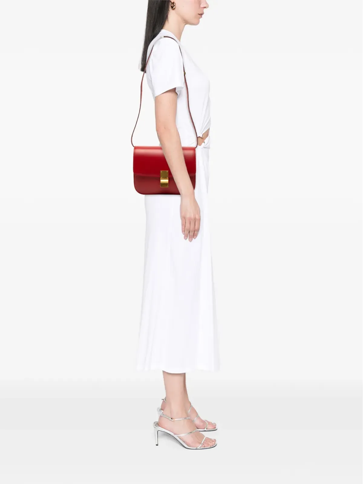 Celine Pre-Owned 2012 Calfskin Classic Box crossbody bag - Red - 画像2