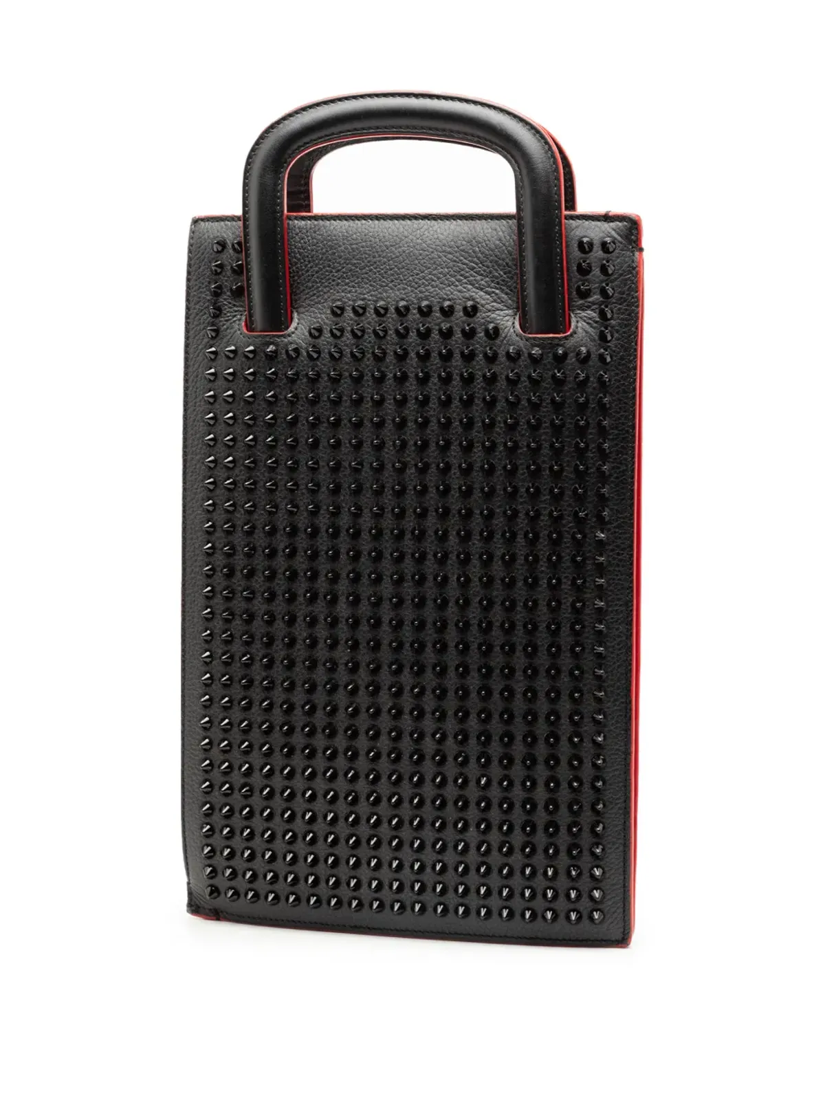 Christian Louboutin Pre-Owned レザー トリック トラック サッチェル - ブラック - 画像3
