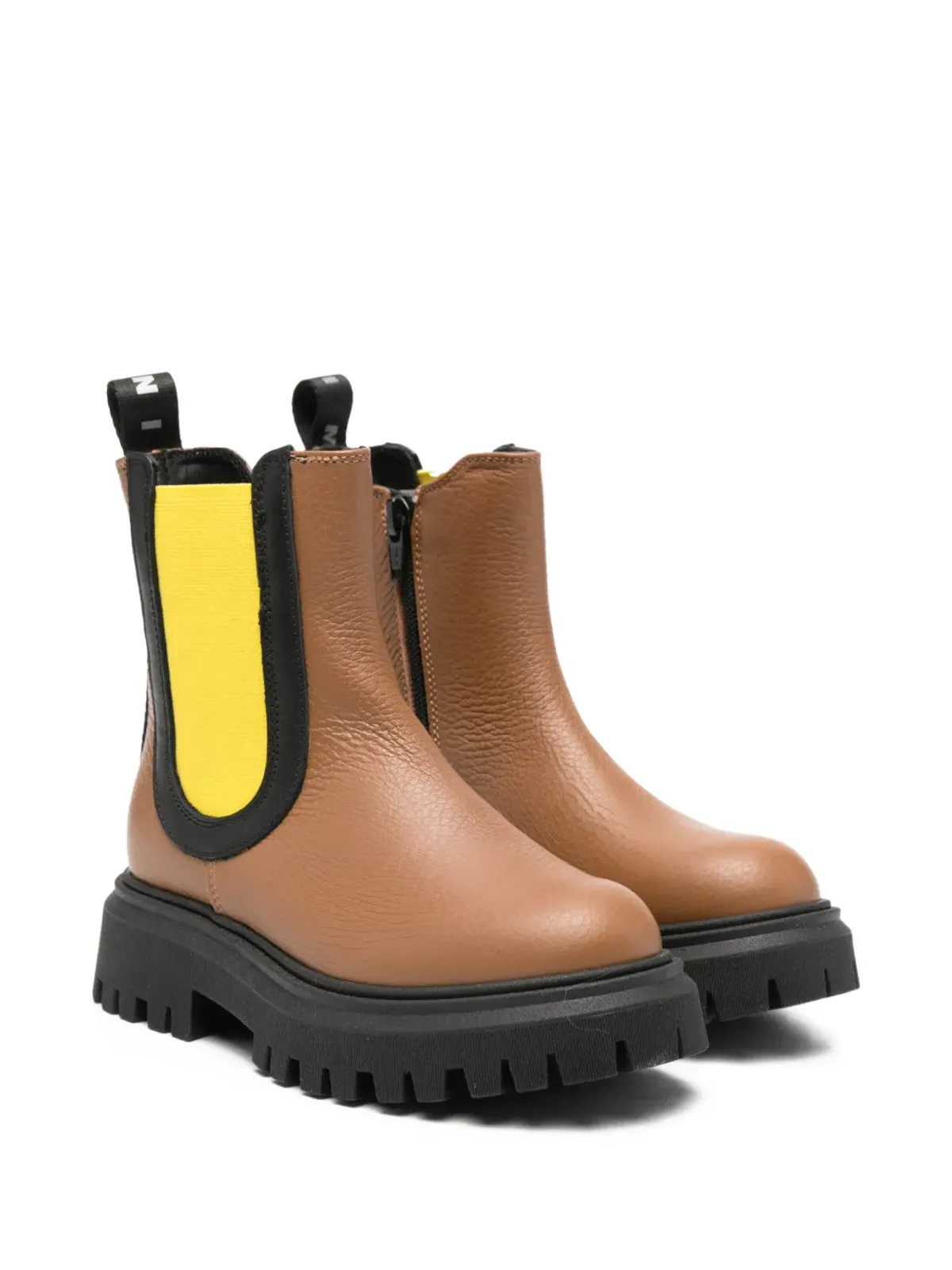 Marni Kids ロゴ入りブーツ - 画像1