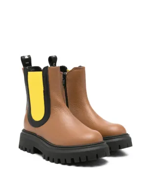 Marni Kids ロゴ入りブーツ - サムネイル1