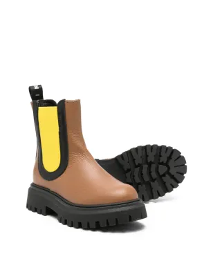 Marni Kids ロゴ入りブーツ - サムネイル2