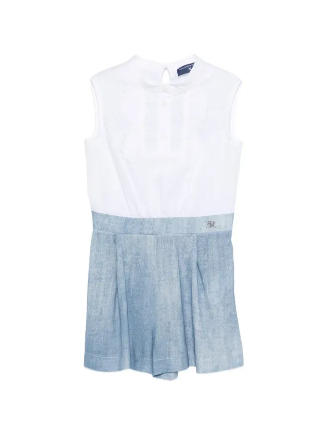 Ermanno Scervino Junior Ermanno Scervino Junior 刺繍パネルドレスの商品画像