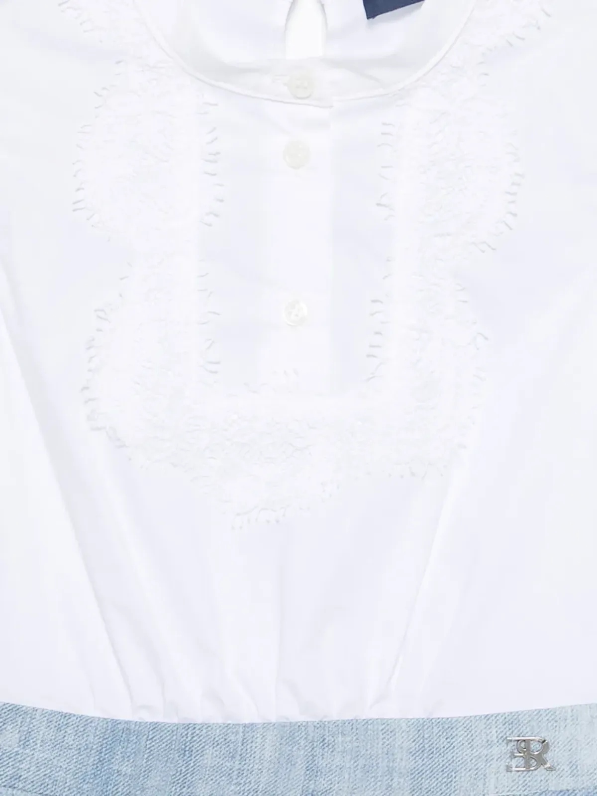 Ermanno Scervino Junior 刺繍パネルドレス - 画像3