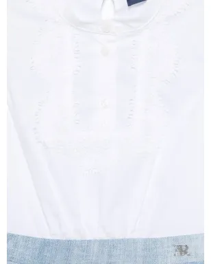 Ermanno Scervino Junior 刺繍パネルドレス - サムネイル3