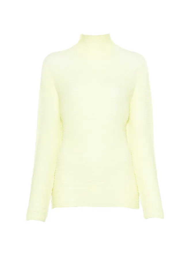 Issey Miyake Issey Miyake リブ編み ロールネック ブラウスの商品画像