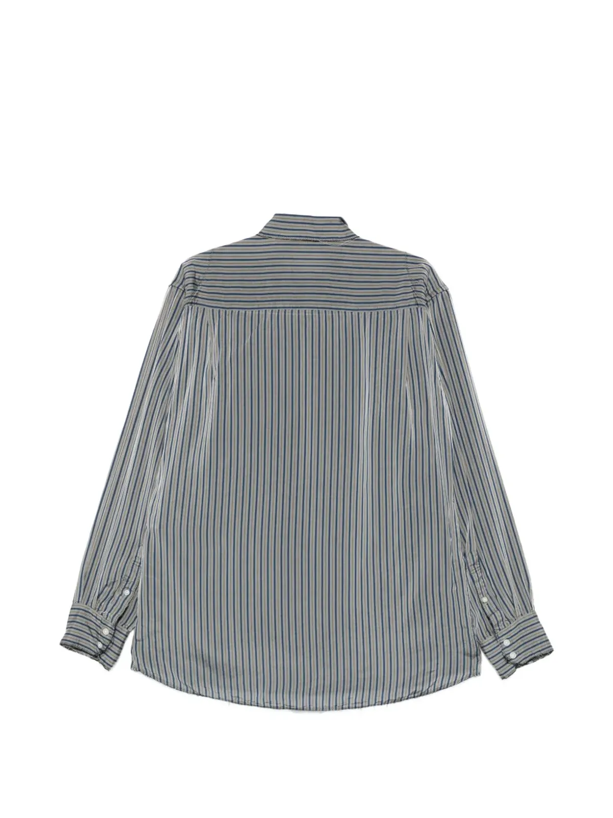 Kolor striped-pattern shirt - Grey - 画像2