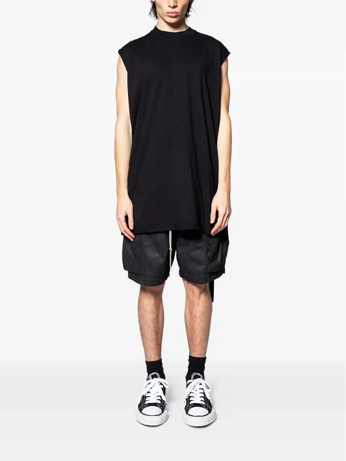 Rick Owens DRKSHDW カーゴショーツ（ドローコード付きウエスト） - 画像2