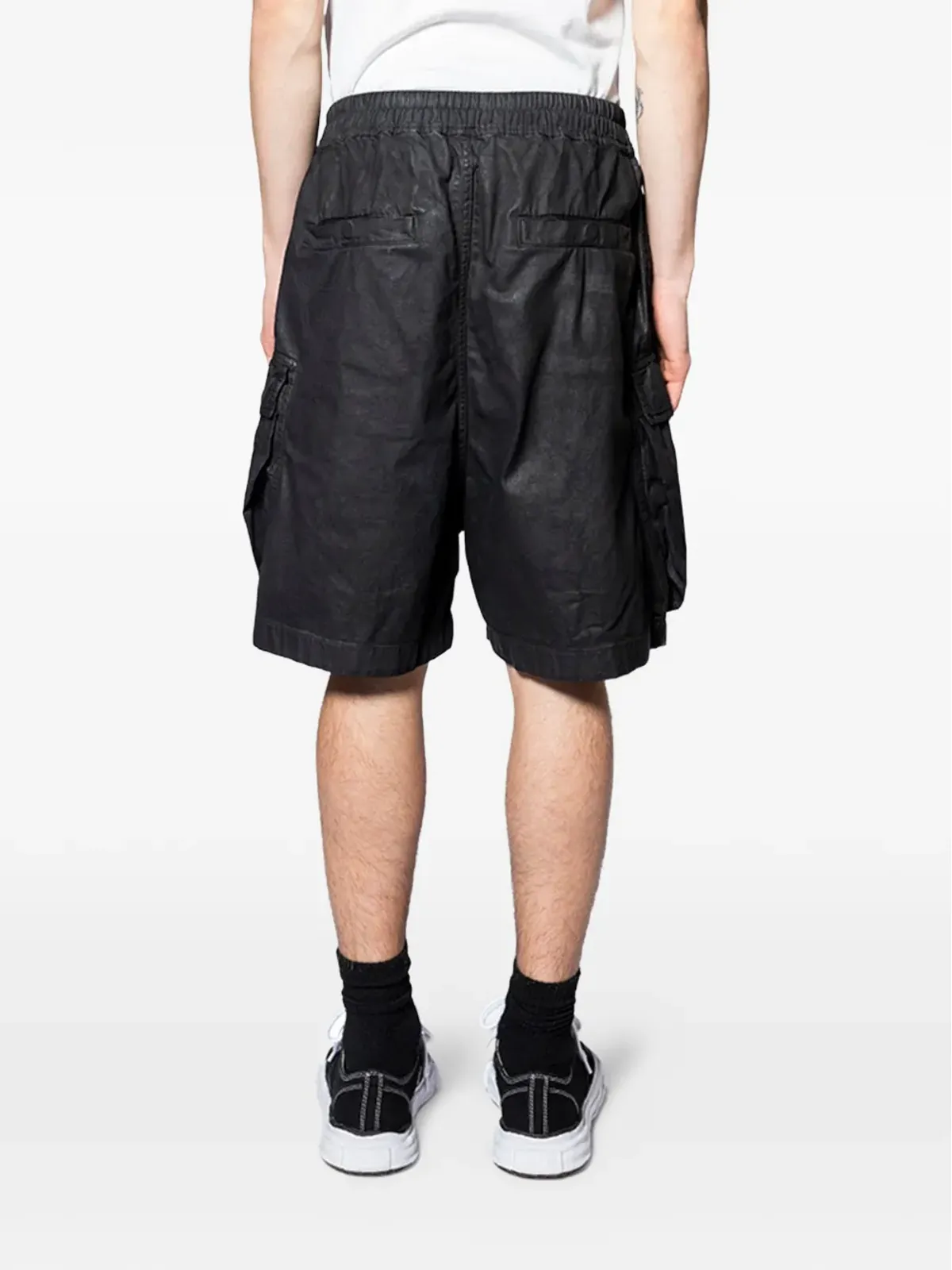 Rick Owens DRKSHDW カーゴショーツ（ドローコード付きウエスト） - 画像4