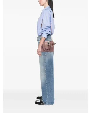 Burberry Pre-Owned 小粒グレインレザー バックル付き トートサッチェル - ピンク - サムネイル2
