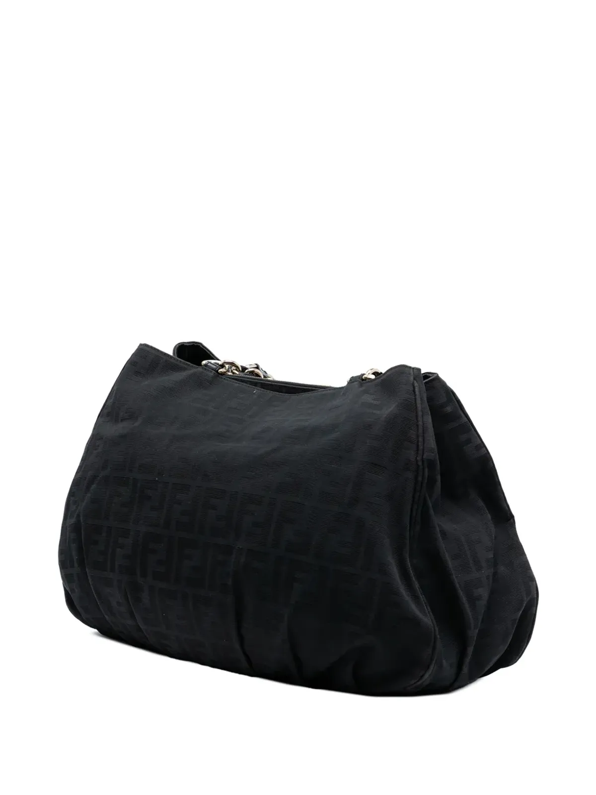 Fendi Pre-Owned Zucca Canvas Mia Tote ショルダーバッグ - ブラック - 画像3