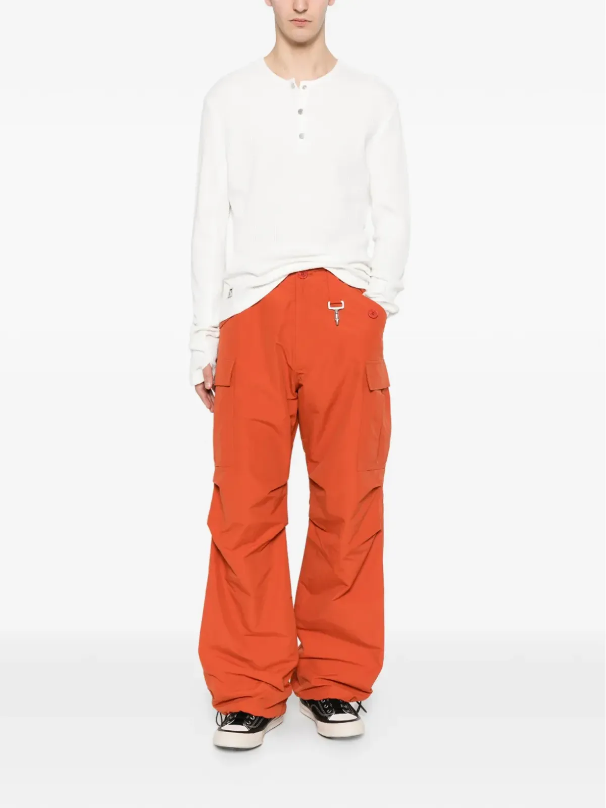 Carrer Lis Henley Classic ヘンリーネック ボタン付き長袖Tシャツ - 画像2