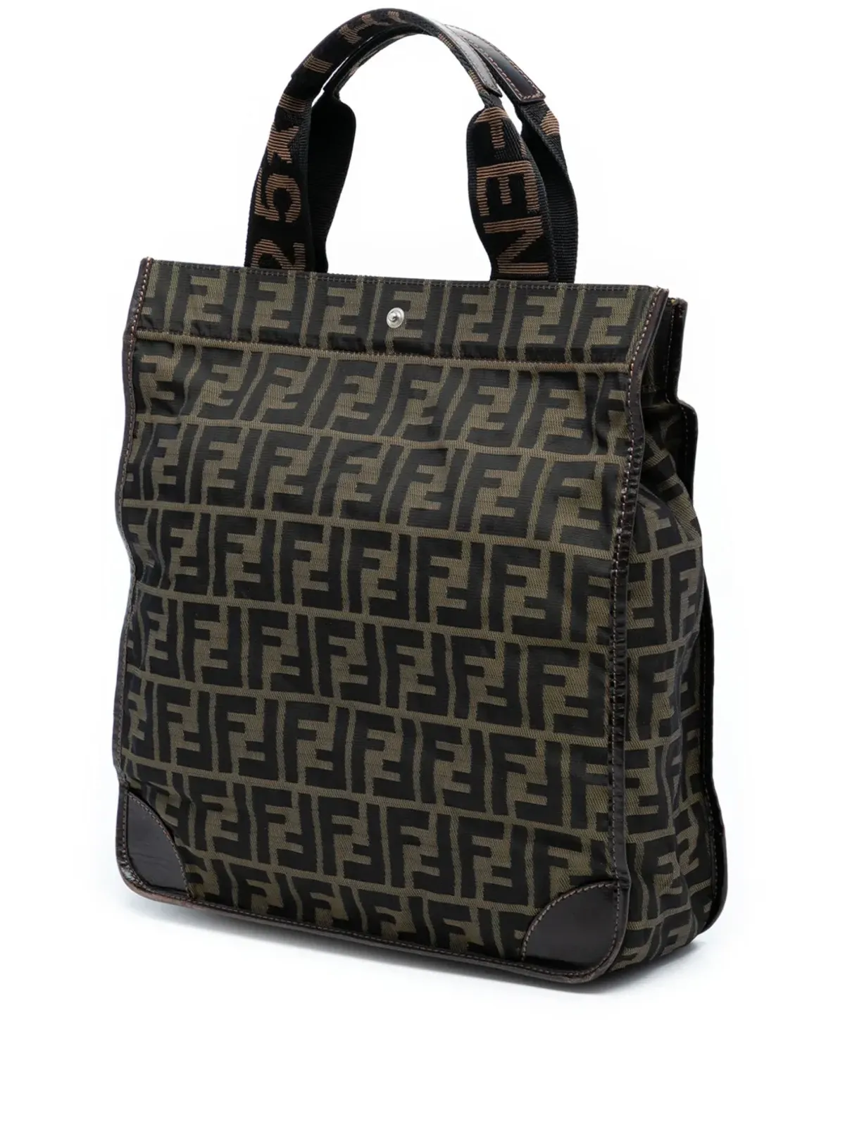 Fendi Pre-Owned 20th Century Zucca キャンバスショッピング トートバッグ - Brown - 画像3
